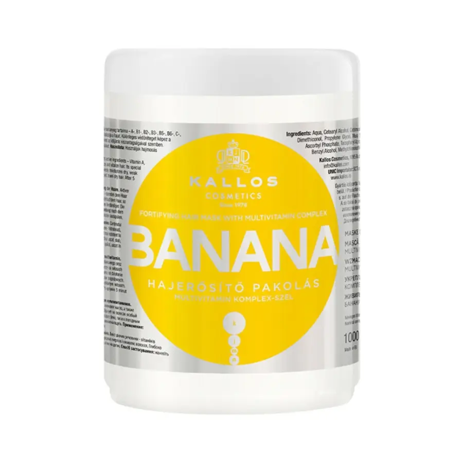 Kallos Banana Fortifying Hair Mask 1000 ml