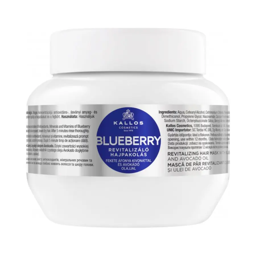 Kallos KJMN/Blueberry Hair Mask 275 ml