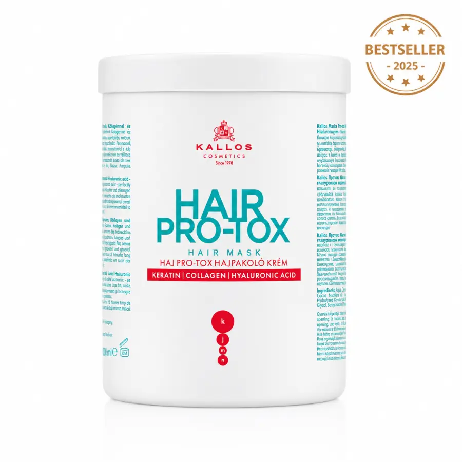 1071-kalmas24-2-20260615-1700 Kallos KJMN Hair Pro-tox Hair Mask Cream with Keratin, Collagen and Hyaluronic acid 1000 ml