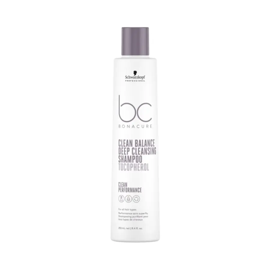 Schwarzkopf Professional BC Clean Balance Deep Cleansing Shampoo 250ml new