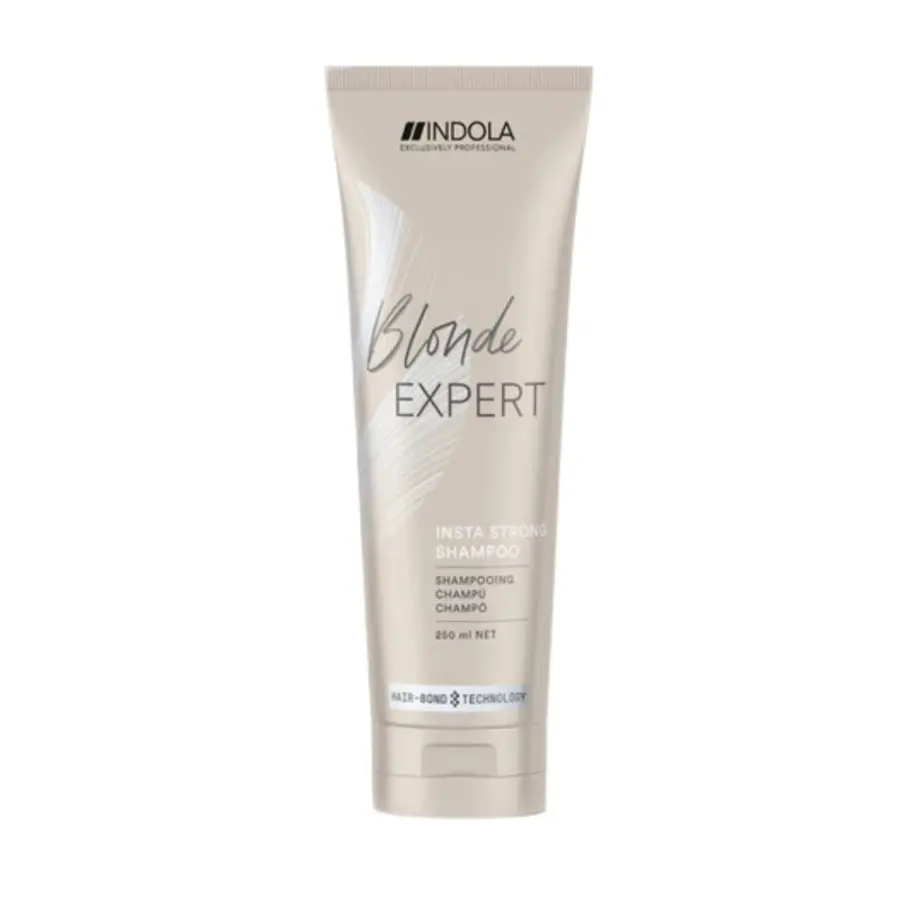 Indola Blonde Expert Insta Strong Shampoo 250ml šampon pro poškozené blond vlasy