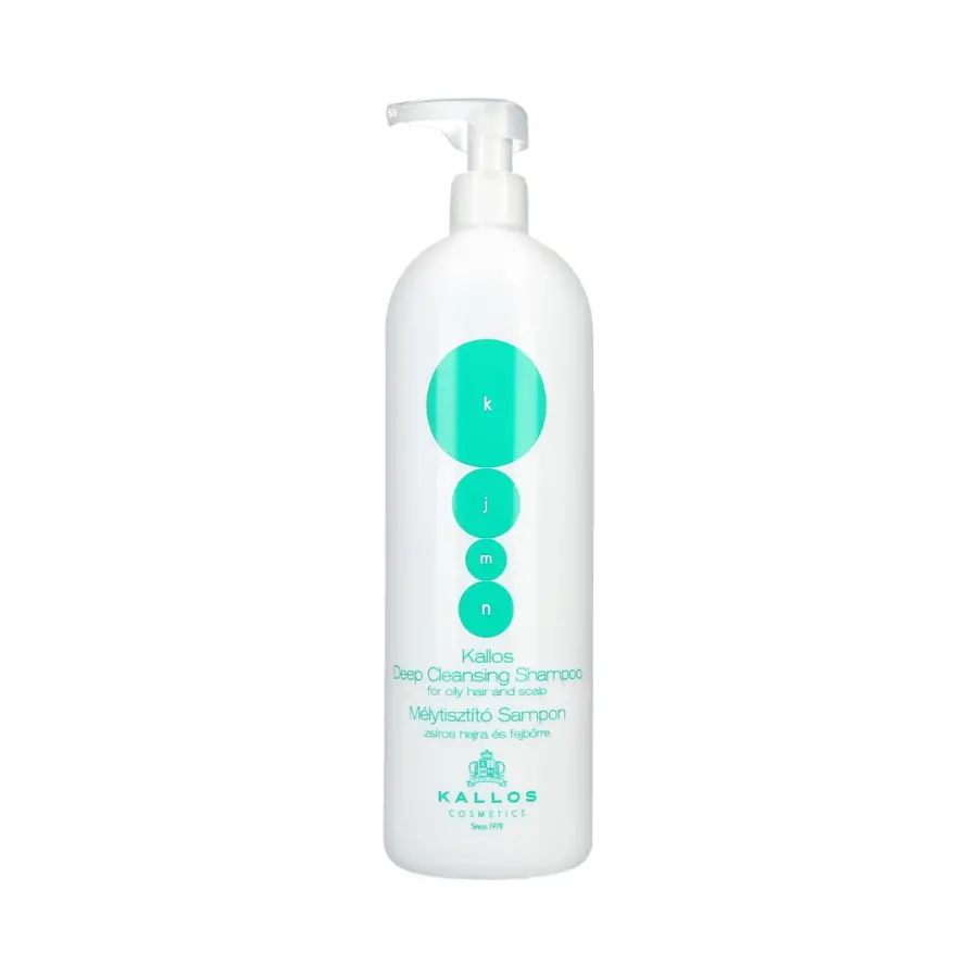 Kallos KJMN Deep-cleaning Shampoo 1000ml Šampón na mastné vlasy