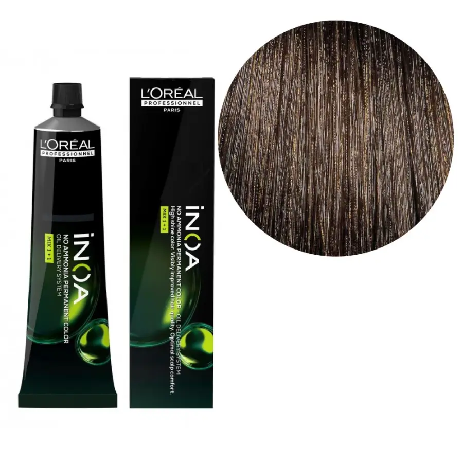 PO L'Oréal Professionnel  Inoa 5.3 NEW POŠKOZENÉ