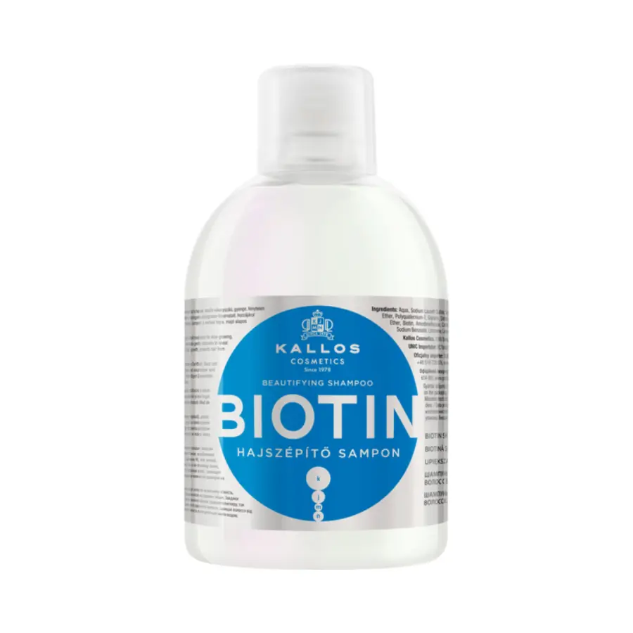 Kallos Cosmetics Biotin Shampoo 1000 ml