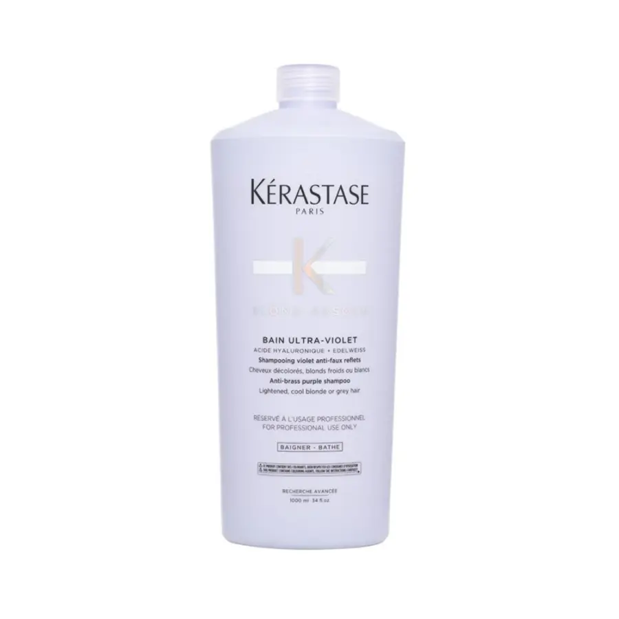 PO Kérastase Blond Absolu Bain Ultra-Violet Shampoo 1000 ml POŠKOZENÉ