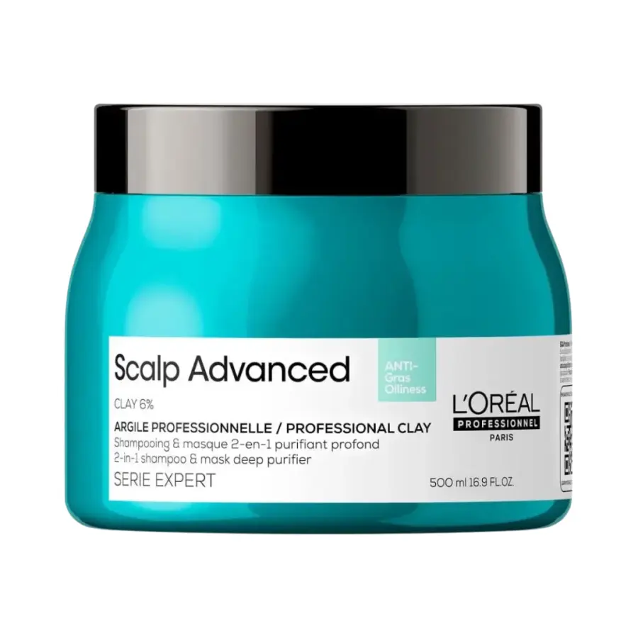 L'Oréal Professionnel Serie Expert Scalp Advanced Anti-Oiliness 2-in-1 Deep Purifier Clay 500ml