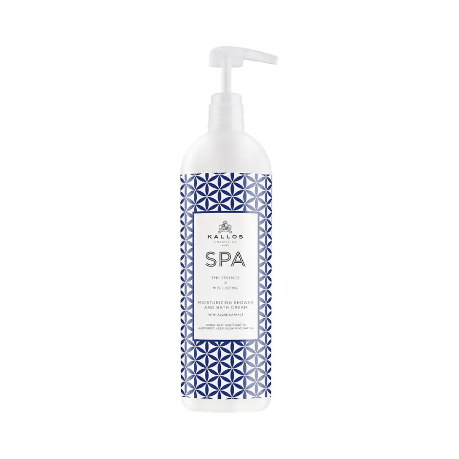 Kallos Spa Moisturizing sprchový a koupelový krém 1000 ml