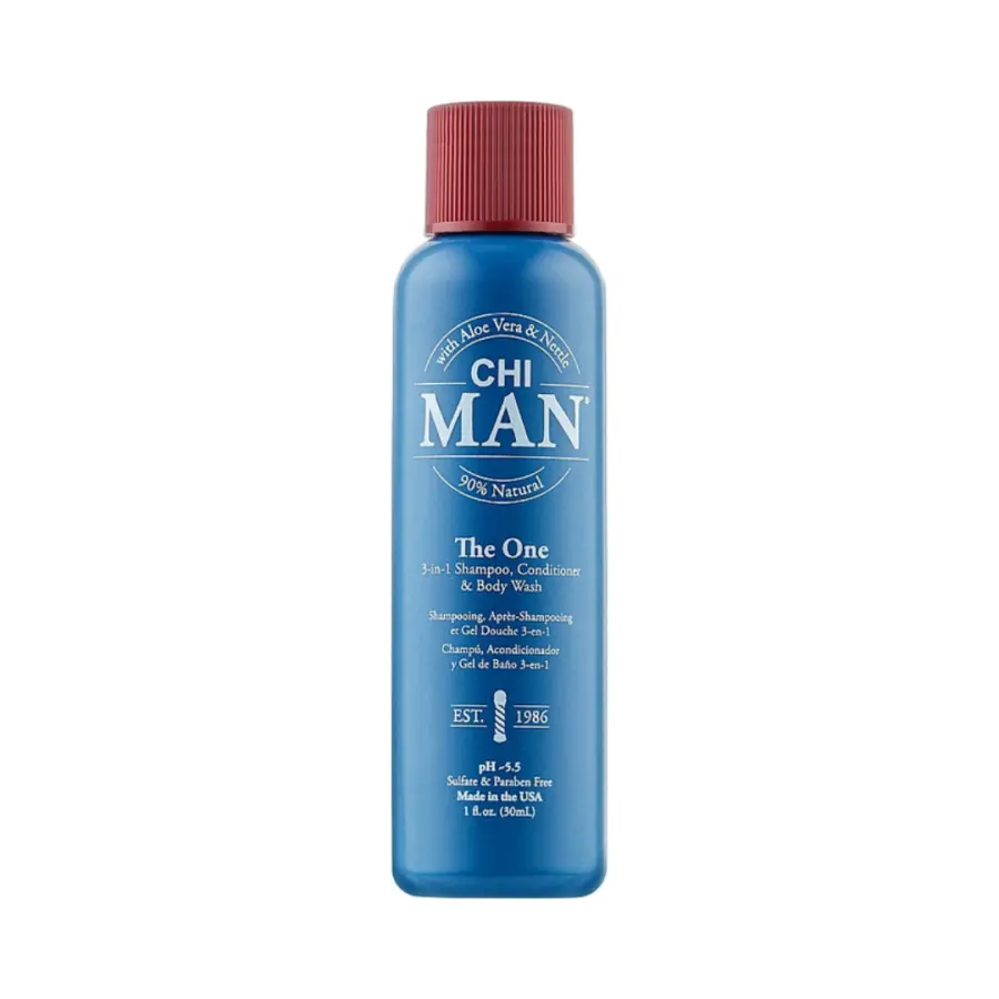 Farouk CHI Man The One 3-in-1 Shampoo, Conditioner & Body Wash 30 ml
