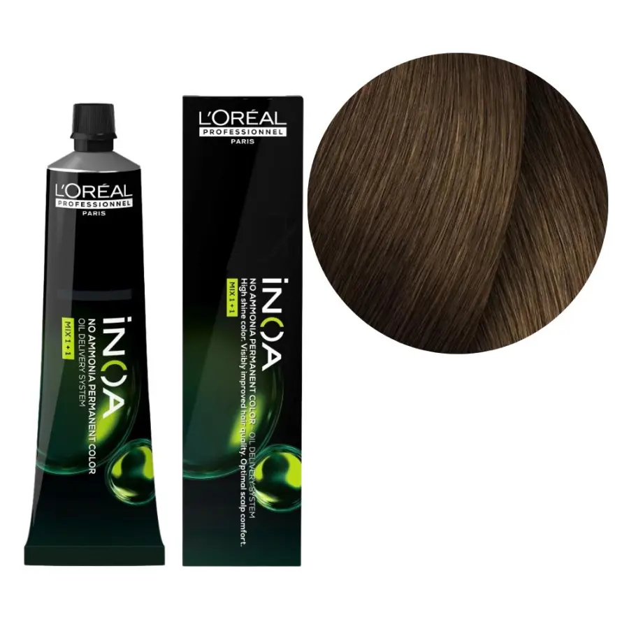 PO L'Oréal Professionnel Inoa 6.3 FUNDAMENTAL NEW POŠKOZENÉ