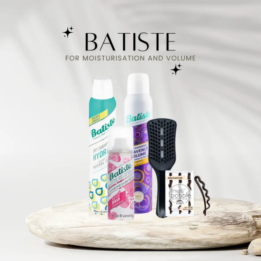Gift box Batiste for fresh hair without washing with a hair brush