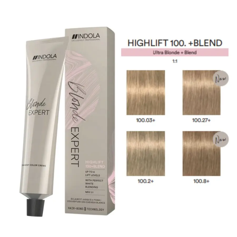 Indola Blonde Expert Highlift Ultra Blonde + Blend  60ML NEW