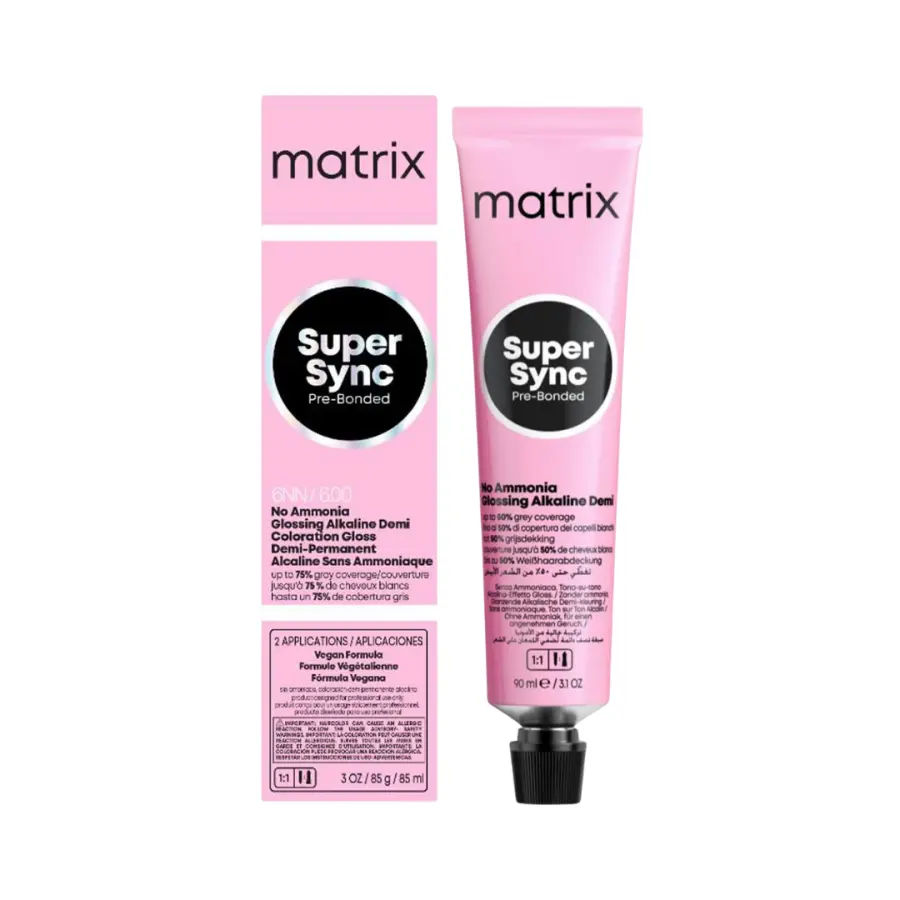 Matrix Super Sync Pre-Bonded Glossing Alkaline Demi Toner 90 ml - 10A