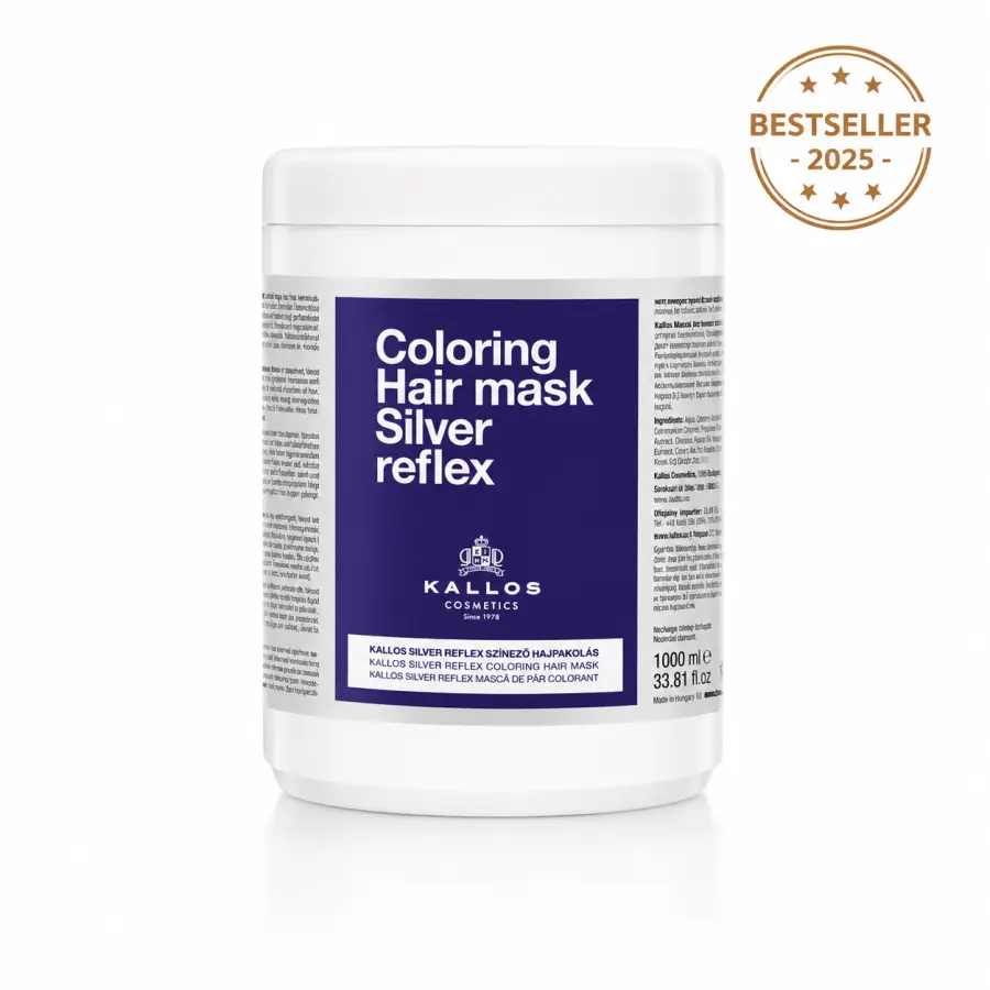 782-kal16642 Kallos Coloring Hair Mask Silver Reflex 1000 ml