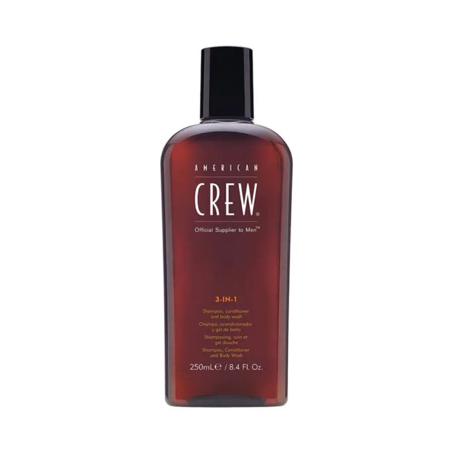 American Crew Classic 3in1 Shampoo, Conditioner and Bodywash 250 ml