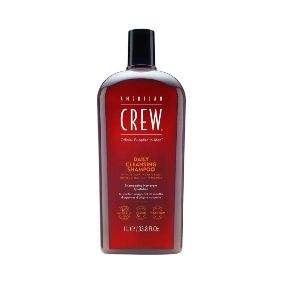 9760-sch-651 American Crew Daily Cleansing Shampoo Frequent Washes No Excess Sebum 1000 ml