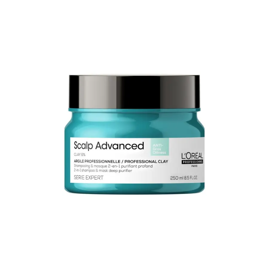 L'Oréal Professionnel Serie Expert Scalp Advanced Anti-Oiliness 2-in-1 Deep Purifier Clay 250ml